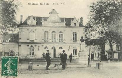 .CPA FRANCE 72 "Château du Loir, Hôtel de ville"