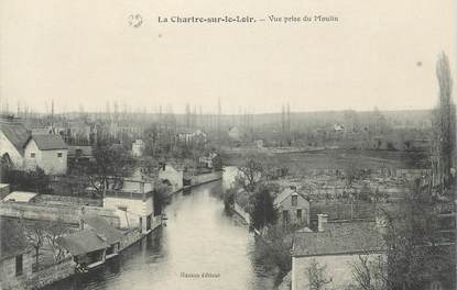 .CPA FRANCE 72 "La Chartre sur le Loir, Vue prise du Moulin"