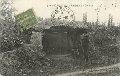 .CPA FRANCE 72 "Connerré, Le Dolmen"/DOLMEN