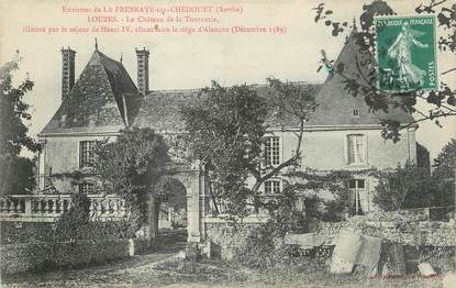 .CPA FRANCE 72 "Louzes, Le Château de la Tournerie"