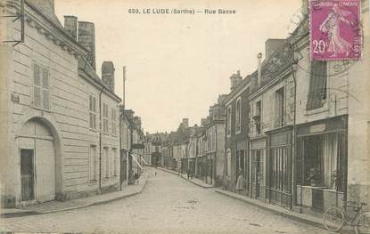 .CPA FRANCE 72 "Le Lude, Rue basse"