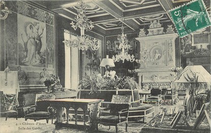 CPA FRANCE 28 "Chateau d'Anet, Salle des Gardes"