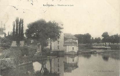 .CPA FRANCE 72 "La Flèche, Moulin sur le Loir"