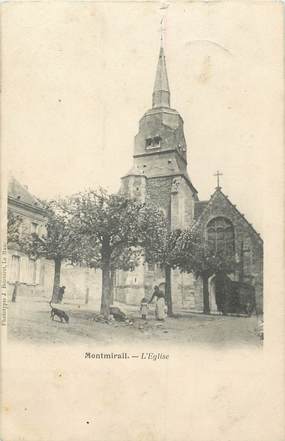 .CPA FRANCE 72 "Montmirail, l'église"