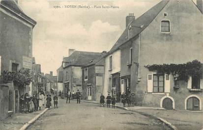 .CPA FRANCE 72 "Noyen, Place St Pierre"