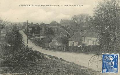 .CPA FRANCE 72 "Neufchatel en Saonnois, Vue panoramique"