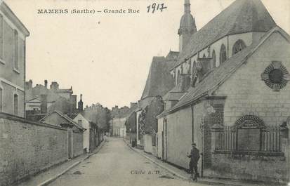 .CPA FRANCE 72 "Mamers,  Grande rue"