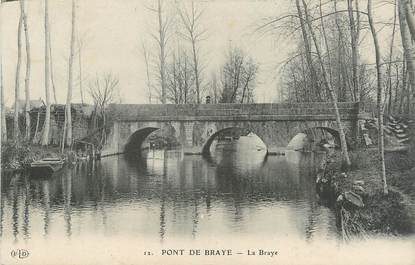 .CPA FRANCE 72 "Pont de Braye, La Braye"