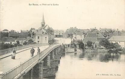 .CPA FRANCE 72 "La Suze, Pont sur la Sarthe"