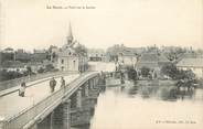 72 Sarthe .CPA FRANCE 72 "La Suze, Pont sur la Sarthe"