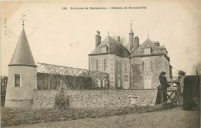 CPA FRANCE 28 "Env. de Chateaudun, Chateau de Romainville"