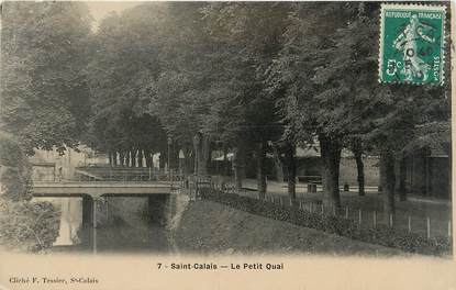 .CPA FRANCE 72 " St Calais, Le petit quai"