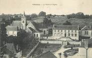 72 Sarthe .CPA FRANCE 72 " Villaines, La Mairie et l'église"