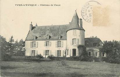 .CPA FRANCE 72 " Yvré l'Evêque,  Château de Vaux"