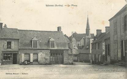 .CPA FRANCE 72 " Valennes, La place"