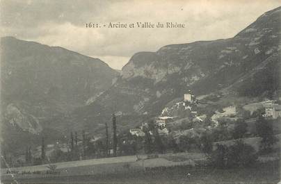 .CPA FRANCE 74 " Arcine et vallée du Rhône"