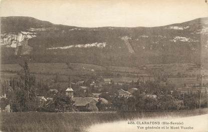 .CPA FRANCE 74 " Clarafond, Vue générale et le Mont Vuache"