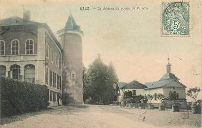 .CPA FRANCE 74 " Giez, Le château du Comte de Villette"