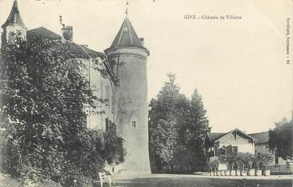 .CPA  FRANCE 74 " Giez, Château de Villette"