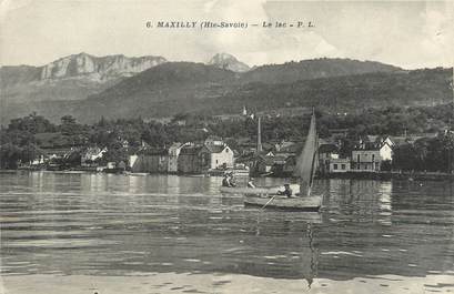.CPA  FRANCE 74 " Maxilly, Le lac"