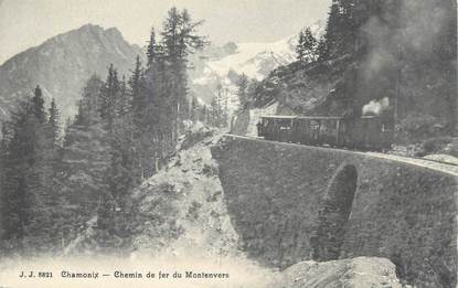 .CPA  FRANCE 74 " Chamonix, Chemin de fer de Montenvers"/TRAIN