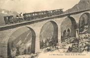 74 Haute Savoie .CPA  FRANCE 74 " Chamonix, Chemin  de fer de Montenvers"/TRAIN A CREMAILLIERE