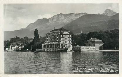 .CPSM  FRANCE 74 "Maxilly, Hôtel Lumina et la Dent d'Oche"