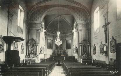 .CPSM  FRANCE 74 "¨Publier, Intérieur de l'église"