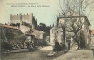 30 Gard CPA FRANCE 30 " Montfocon, la Place et le Chateau"