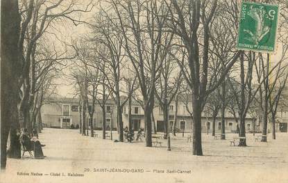 CPA FRANCE 30 " Saint Jean du Gard, Place Sadi Carnot"