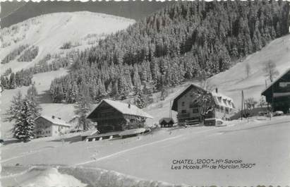 .CPSM  FRANCE 74 "Chatel, Les hôtels"