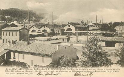 CPA FRANCE 30 " Tamaris Alais, Usine Compagnie des Mines de Rochebelle"