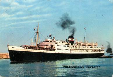 CPSM BATEAU / PAQUEBOT " Le Président de Cazalet"