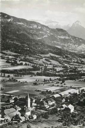 .CPSM  FRANCE 74 "Villaz, Vue générale aérienne"