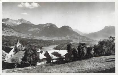 .CPSM  FRANCE 74 "Leschaux, Vue générale sur les Bauges"