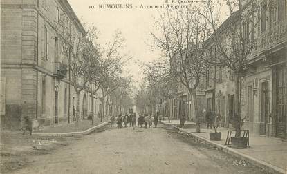 CPA FRANCE 30 " Remoulins, avenue d'Avignon"