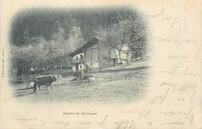 .CPA  FRANCE 74 "Chalet de montagne "