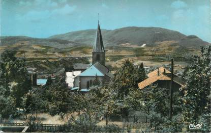 .CPSM  FRANCE 74 "Lucinges, L'église et le Salève"