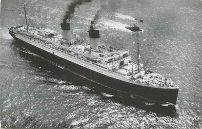  CPSM BATEAU / PAQUEBOT "L'Ile de France, Compagnie générale Transatlantique"