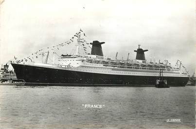   CPSM BATEAU / PAQUEBOT   "Le France"