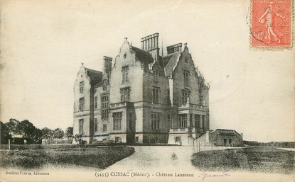 CPA FRANCE 33 "Cussac, Chateau Lanessan"