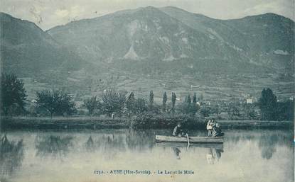 .CPA FRANCE 74 "Ayse, Le lac et le Môle"