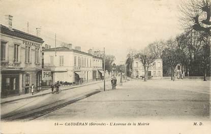 CPA FRANCE 33 "Caudéran, avenue de la Mairie"