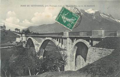 .CPA  FRANCE 74 "Seythenex, Le Pont"