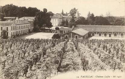 CPA FRANCE 33 "Pauillac, Chateau Lafite"