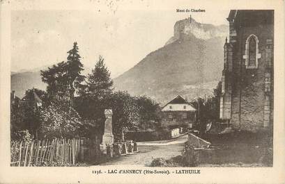 .CPA FRANCE 74 "Lathuile, Mont du Charbon"