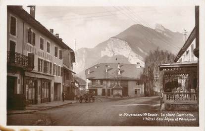 .CPSM  FRANCE 74 "Faverges, Place Gambetta "