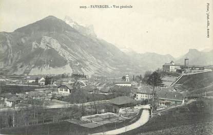 .CPA  FRANCE 74 "Faverges, Vue générale"