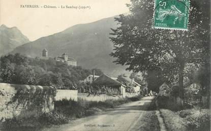 .CPA  FRANCE 74 "Faverges, Château"