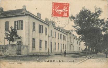 .CPA  FRANCE 74 "Faverges, Le groupe scolaire"